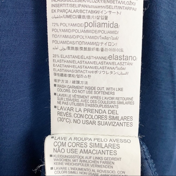 Under Armour Blue Shirt with Open Lower Ba… - Picture 5 of 7